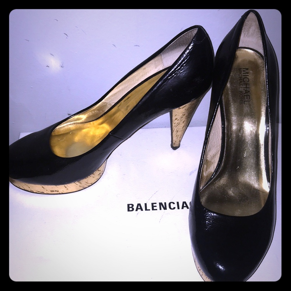 Michael Michael Kors Patent Leather Heel